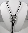 Diamondcut Pewter Arrowhead Bolo Tie