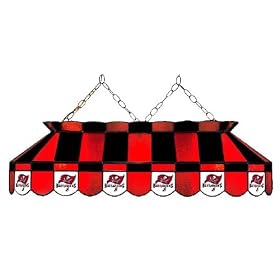 Tampa Bay Buccaneers 40 STAINED GLASS POOL BILLIARD TABLE LAMP LIGHT