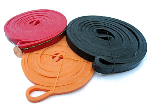 Rubberbanditz Therapy / Rehabilitation(Rehab) Band Set - Light, Medium, Heavy Bands (#1 - #3)