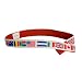 Kids' Easy One-Hand Flags of World Belt - White