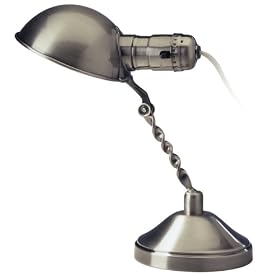 Cricket Dark Antique Nickel Plug-In Headboard Light by Robert Abbey