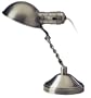 Cricket Dark Antique Nickel Plug-In Headboard Light