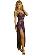 SeXy Plus Size Lingerie Nightgown Long Night Gown Lace with High Cut Leg Queen 3X
