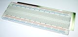 BB830 Solderless Plug-in BreadBoard, 830 tie-points, 4 power rails, 6.5 x 2.2 x 0.3in (165 x 55 x 9mm)