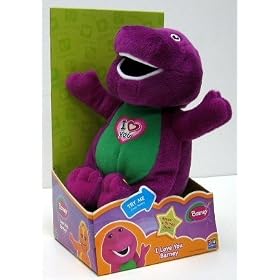 Barney I Love You Barney Singing Plush Doll by Dinosaurs