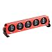 LAFEINA RC Car Multi Function LED Light Bar Aluminum 5 Modes for 1/10 1/8 RC HSP Tamiya (Red)
