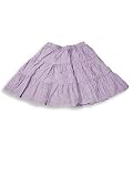 Mulberribush - Girls Flannel Skirt, Lavendar, White