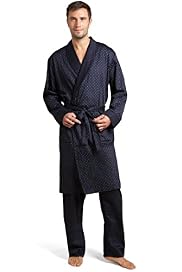 Pure Cotton Lightweight Spotted Dressing Gown