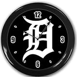 Tigers Detroit Wall Clock Black Great Unique Gift Idea
