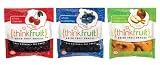 Thinkfruit Whole Cherries, Whole Blueberries, Cinnamon Apple Slices Multi-Pack, 1.5 Ounce Bags (Pack of 15)