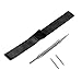 Gear S2 Classic Watch Band (Sm-r732 Version), CIKIShield-black Mesh Watch Strap Bracelet+Screen Protector for Samsung Galaxy Gear S2 Classic Sm-r732 Smart Watch(B-metal)