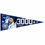 MLB New York Yankees Derek Jeter 3,000 Hits 12-by-30 inch Premium Quality Pennant