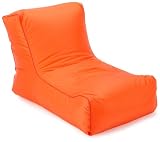 Magma-Heimtex 2831042 Sitzmöbel Sixty One Lazy, 65x100x65cm, 180Liter, Polystyrolfüllung, Original Knauf, Farbe orange