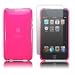 LUPO TPU Acrylic Flexible Crystal Skin Case & Screen Protector for Apple iPod Touch 3G & 2G (3rd & 2nd Gen) - PINK