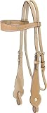Cowboy Pro Buckaroo Headstall - Natural Gold - Horse
