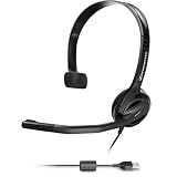 Sennheiser  PC 26 USB Single-Sided Monaural Headset with Microphone & Crisp Sound Quality