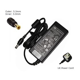 Laptop Charger for�Samsung NP-R510 NP-R510-XS02PL NP-R510-XS01PL NP-R510-FS0MPL NP-R510-FS0HPL�Compatible Replacement Notebook Adapter Adaptor Power Supply - Laptop Power (TM) Branded (UK Powercord and 12 Month Warranty)