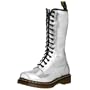 Dr. Martens Women's 1B99 Boot,Silver,6 UK (US Women's 8 M)