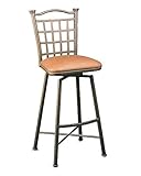 Pastel Furniture BP 219 BF 582 Bay Point Bronze 26 Inch Swivel Counter Stoo ....