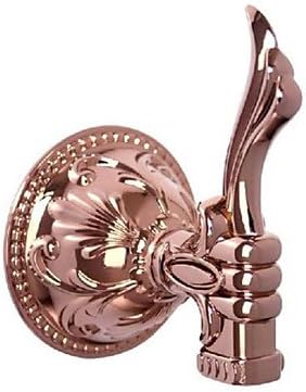 YBED Clasic Solid Brass Rose Gold Finish Bathroom Wall Robe Hook Coat Hat Door Hanger Wall Mounted