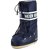 Tecnica Women's Moon Boot Cold Weather Fashion Boot,Blue,39-41 EU