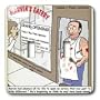 Rich Diesslins Miscellaneous Funny Cartoons - Very Strange Restaurant - Light Switch Covers - double toggle switch