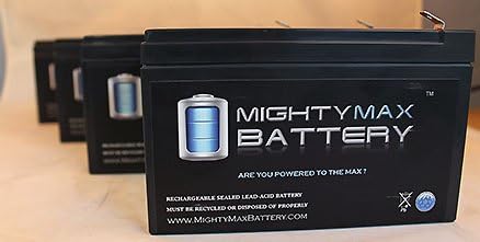 Mighty Max Battery 12V 12Ah F2 Currie iZip 650 Scooter Electric Bike Battery - 4 Pack Brand Product