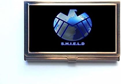 Agents of SHIELD Customize Personalized Bronze Stainless Steel Id Holder Card Case Business Box Case