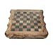 Olive Wood 4-Games Set - Chess, Dominoes, Draughts, Solitaire