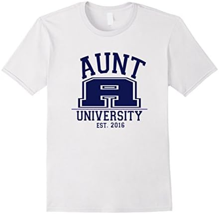 Men's Aunt University Quality Cotton Tshirt Large White