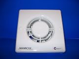 from Manrose White Extractor Fan With Timer XF100T - 4 inch/100 mm Model XF100T
