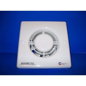 Manrose Extractor Fan Pull Cord XF100P - 4 inch/100 mm