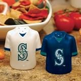 Seattle Mariners Gameday Jersey Salt and Pepper Shakers