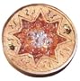 Magic Unique Gemstone and Wooden Amulet Lucky Aries Magnet
