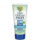 Banana Boat Ultra Defense Faces Broad Spectrum Lotion SPF 30 Sunscreen, 3 oz (Quantity of 4)