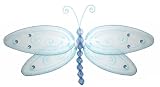 10 Blue Glitter Dragonfly nylon hanging ceiling wall baby nursery room wedding decor decoration