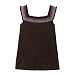 Apparel : Girls' Cherokee® Sleeveless Smocked Square-Neck Tank - Brown