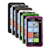 Six Hard Cases / Covers / Shells for T-Mobile HTC HD7 / HD 7 - Black, Clear ....