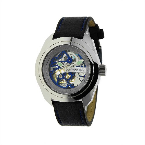 Android Men's Impetus Automatic Skeleton Leather Strap Watch