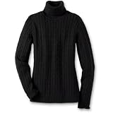 Traditional Cable-Knit Turtleneck Sweater