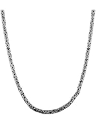 Oxidized Sterling Silver 2.5-mm Bali Chain