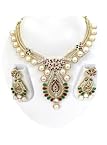 Sterling Silver Kundan Jewelry Set
