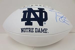 Tommy Rees Signed Notre Dame Logo Football SI