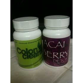 COLON CLEANSE (60 CAPS)+ ACAI BERRY DETOX (60 CAPS)