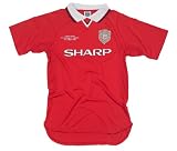 Score Draw Official Retro Manchester United 1999 European Cup Final Shirt - X-Large