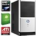 shinobee Ultra silent Gamer PC #3580 AMD Phenom X4 840 4 x 3200 MHz | 8 GB DDR3 PC-1333 MEMSeven RAM | 1000 GB SATA HDD | 24x ASUS DVD +/- R/RW DVD-Brenner | ATI Radeon HD 6450 1024MB | Microsoft Windows 7 Premium 64-Bit OEM