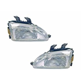 EAGLE EYES PAIR HEADLIGHT LIGHT LAMP