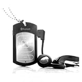 JUSTOP BSH18 Necklace Bluetooth Wireless Stereo Audio Receiver+earphones/Headset With Built-in MIC, Bluetooth V2.1 A2DP Noise Cancellation