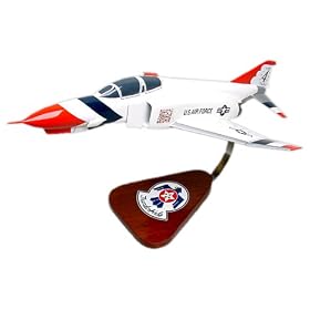 F-4 Phantom, USAF, Thunderbirds Wood Model Airplane