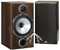 Monitor Audio BR2 packaged (Walnut finish) with 10 Metres QED Micro Speaker Cable